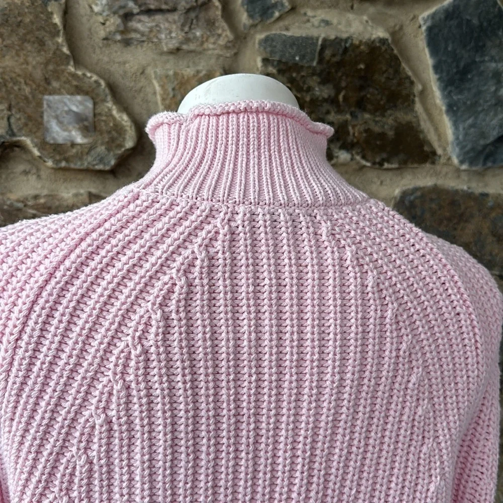 NWT J. Crew bubblegum pink cozy relaxed fit sweater size XS